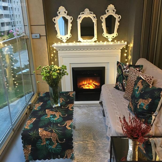 Romantik balkon dekoru