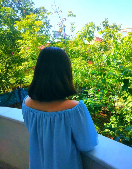 Güçlü saçlarım ve ben. 💜