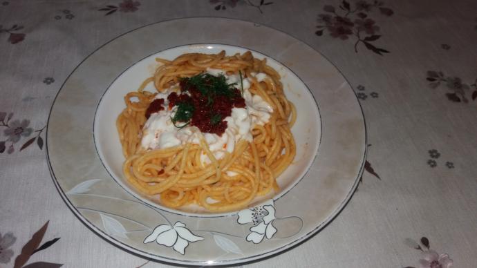 Türk İşi Yoğurtlu Soslu Spagetti Tarifi!