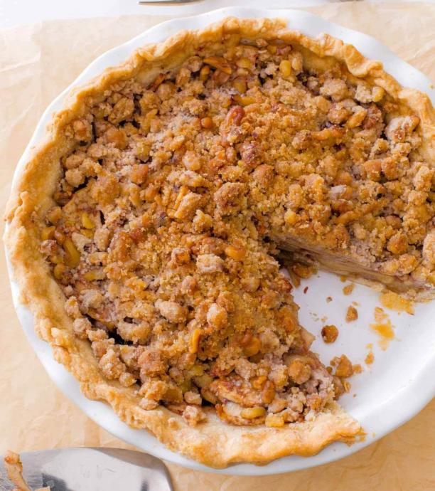 Elmalı crumble turta