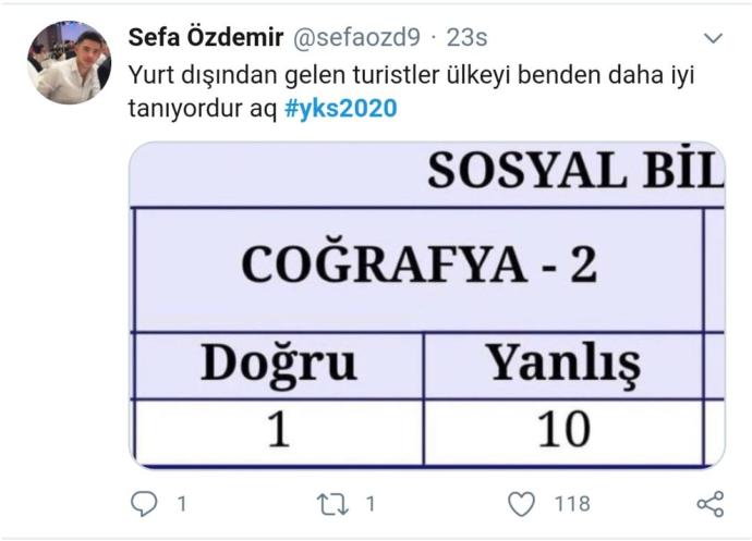 YKS 2020 Sonuçları Sonrası Atılan Esprili Tweetler!