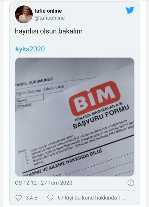 YKS 2020 Sonuçları Sonrası Atılan Esprili Tweetler!