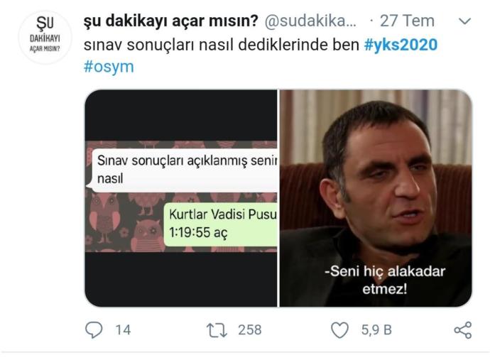 YKS 2020 Sonuçları Sonrası Atılan Esprili Tweetler!