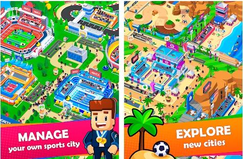Eğlenceli Bir Mobil Oyun: Sports City Tycoon - Idle Sports Games Simulator