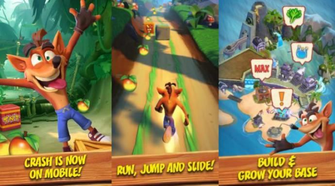 Efsane Karakter Mobile Geliyor: Crash Bandicoot - On the Run!