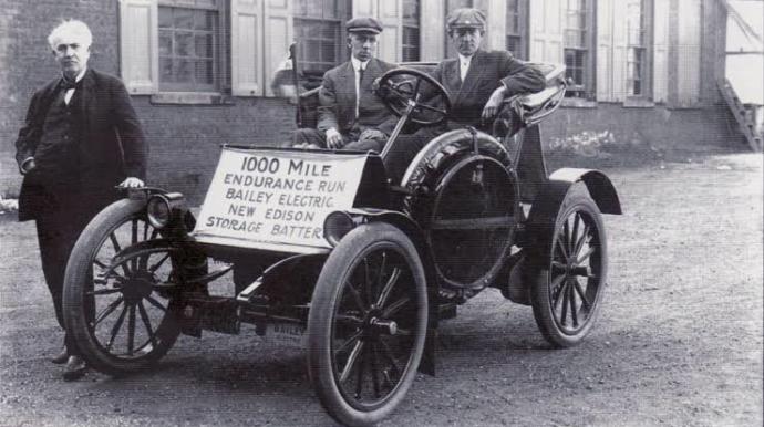 Edison’un ilk elektrikli arabası
