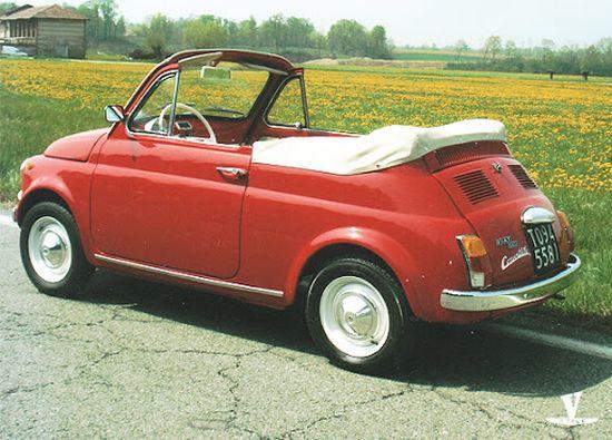 Fiat 500 soft top cabrio