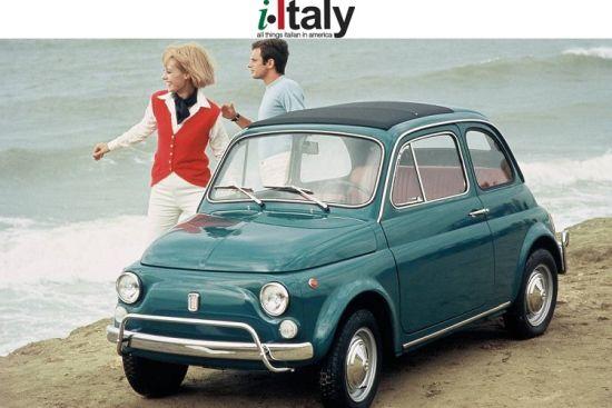 Fiat 500 D modelinin reklam fotoğraflarından biri