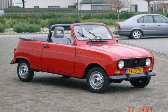 Renault 4 cabrio modeli