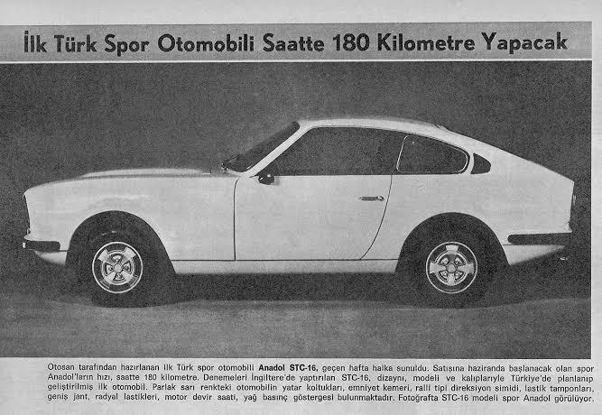 İlk Türk Spor Otomobili: Anadol STC 16’nın Hikayesi!