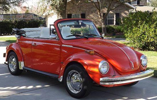 Almanyada üretilen VW kaplumbağa soft top cabrio modeli
