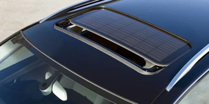 VW Passat solar sunroof uygulaması