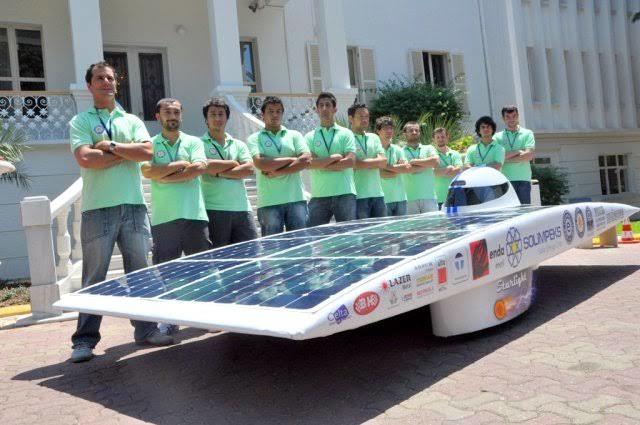 Ege Üniversitesinin yaptığı solar araba