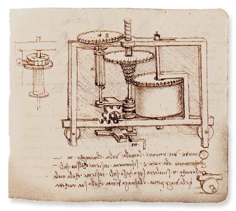 Da vinci tarafından geliştirilen vites kutusu sistemi