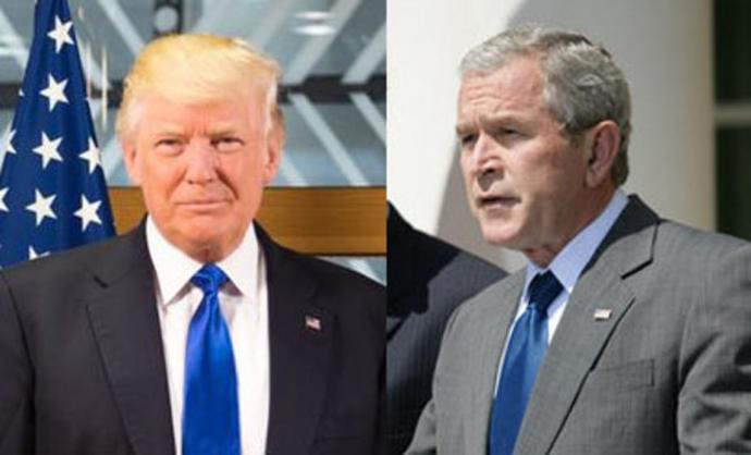 Donald Trump ve George W. Bush