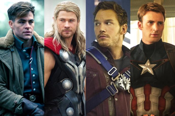 Steve Trevor- Thor- Star Lord- Captain America