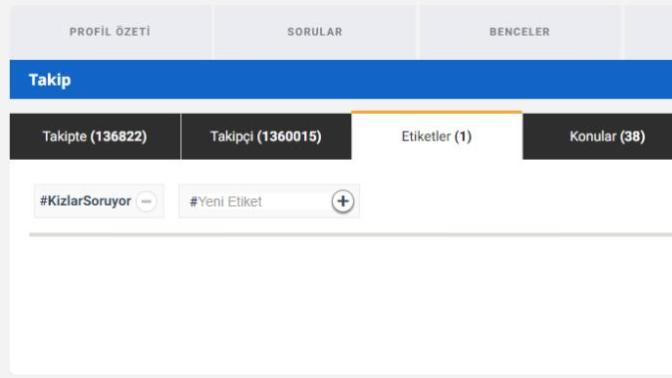 Artık Etiketleri Takip Edebilir, İlgili Tüm Paylaşımlardan Bildirim Alabilirsin!