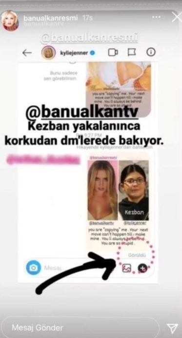 Taklitçi Kezban Benzetmesini Yapan Banu Alkana Kylie Jennerdan Beklenen Tavır Geldi!