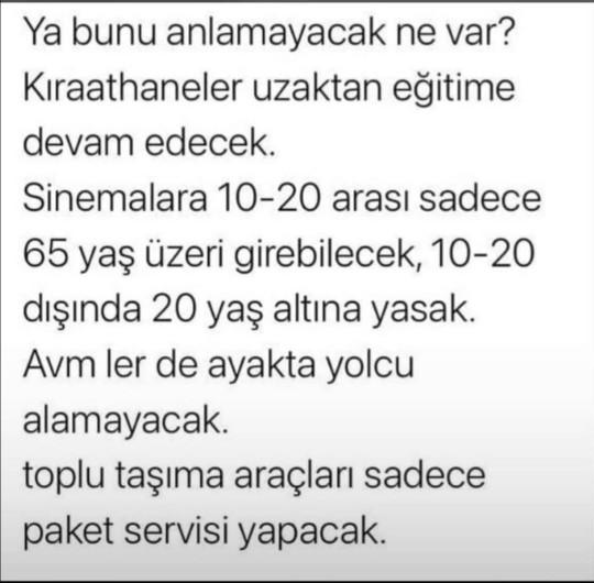 Yeni Koronavirüs Yasakları Bol Kafa Karışıklığıyla Sosyal Medyanın Gündeminde 😷