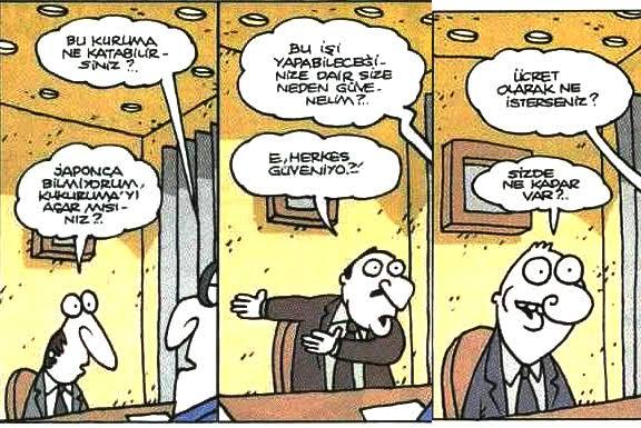 Örneğin böyle sorular :)