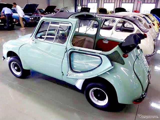 Subaru 360 young SS modeli çok farklı bir tasarıma sahipti