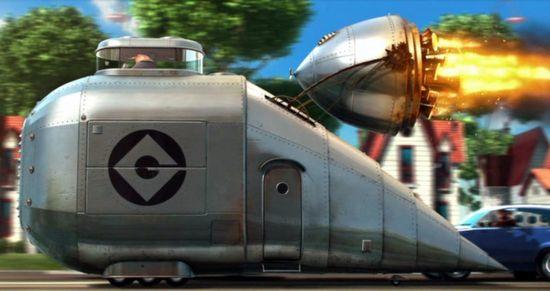 Çılgın Hırsız filmindeki Gurumobile esin kaynağı olan araba Dymaxiondu