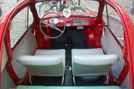 Vespa 400ün iç görünümü
