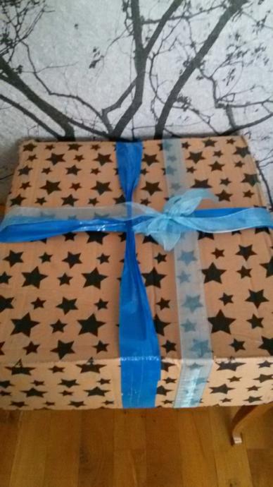 Özenli paketlemeye ve yıldızlı koliye hayran kaldım :)
