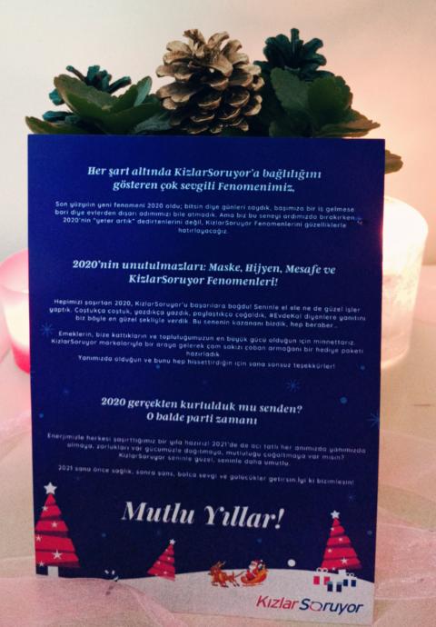 Ve bu güzel notu ile daha da samimi olmuş 🎄🎈💚❤️