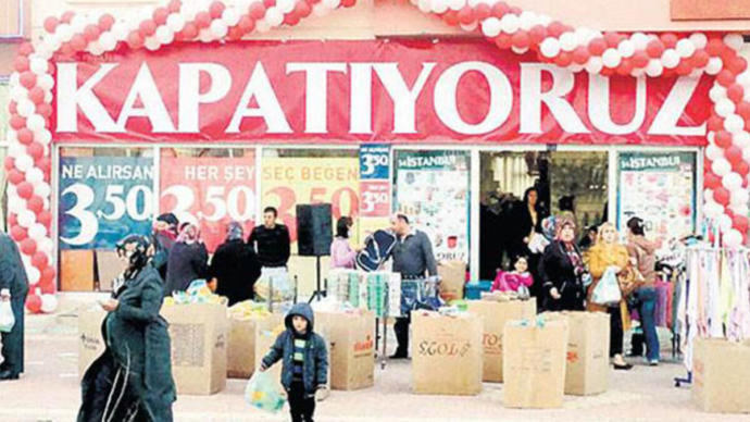 Kapatıyoruz diyen esnaf