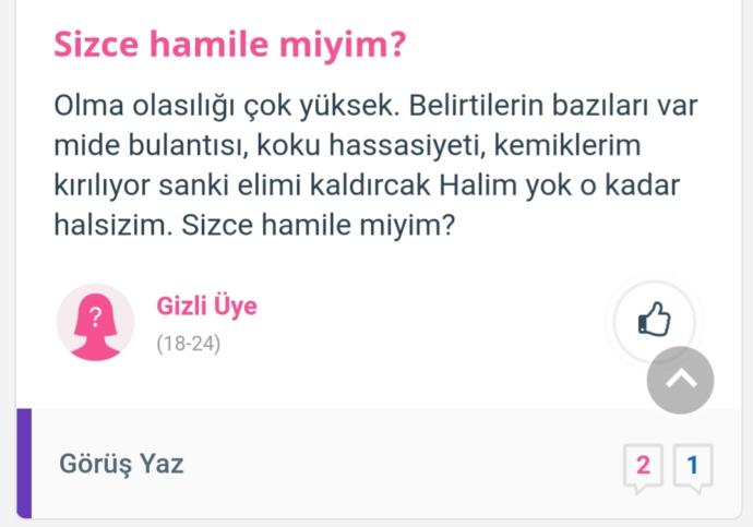 Bence hamilesin, sence degilsen bilemem.