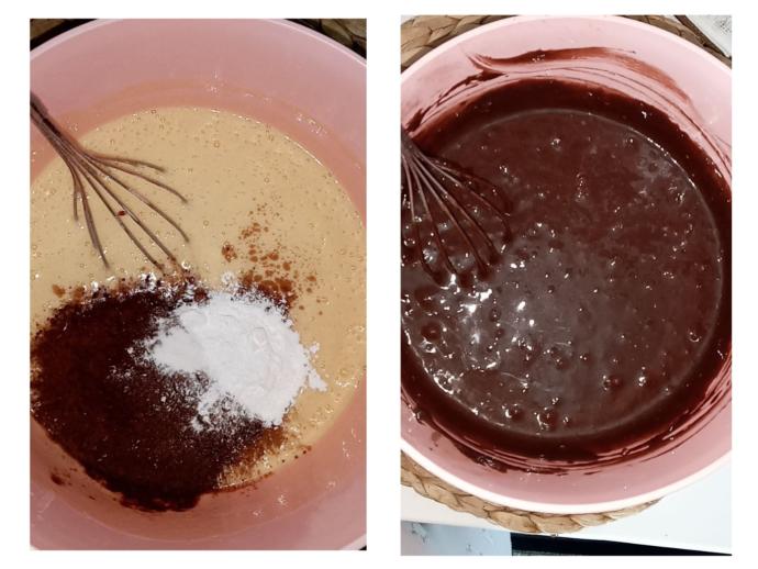 Katı malzemeleri ekleyip karıştırdım 💫