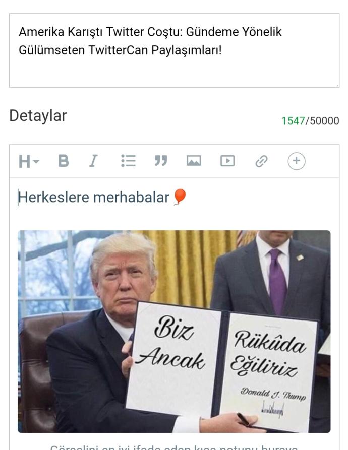 ABD Kongresi'ni Basan Trump Yanlısı İnsanların Gösterileri Karşısında Yurdum İnsanının Mizah Showu