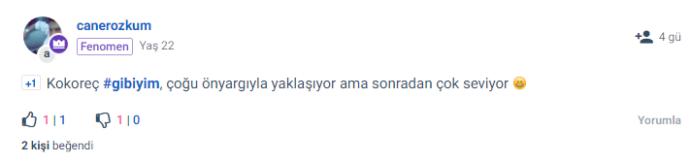 #Gibiyim Etiketiyle Kendini Bir Yemekle Anlatan Kscanların Güzel Paylaşımları!