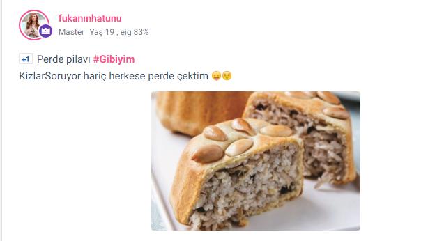 #Gibiyim Etiketiyle Kendini Bir Yemekle Anlatan Kscanların Güzel Paylaşımları!