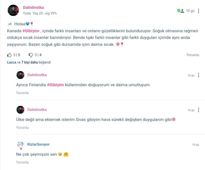 #Gibiyim Etiketiyle Kendini Bir Ülkeyle Anlatan KScanların Güzel Paylaşımları!