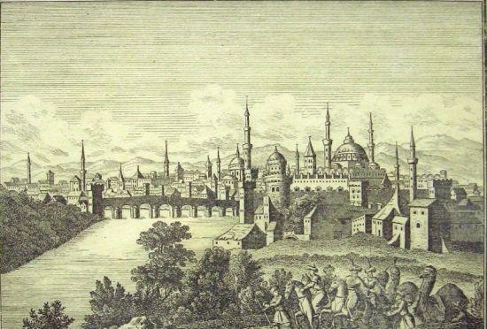 Adriyanopolis şehine ait tarihi bir resim