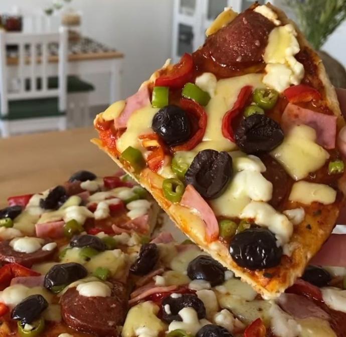 Tencerede pizza
