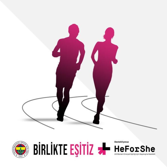 Fenerbahçe Spor Kulübünün de dahil olduğu projeye örnek olabilir HoForShe, Sporda Toplumsal Cinsiyete..
