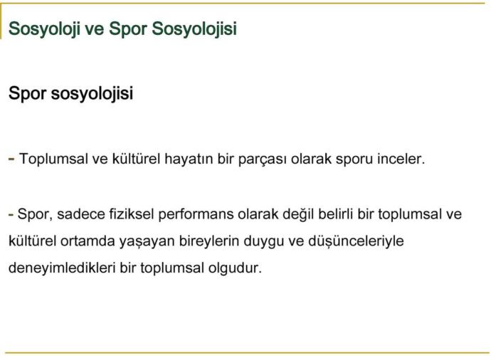 Spordaki toplumsal cinsiyet ve sınıflar