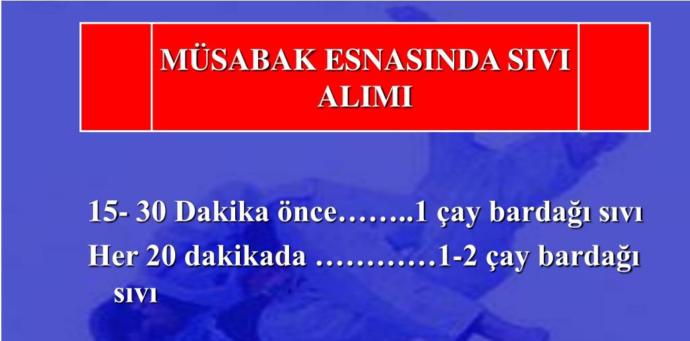 Müsabaka/Egzersiz Sırasında Beslenme