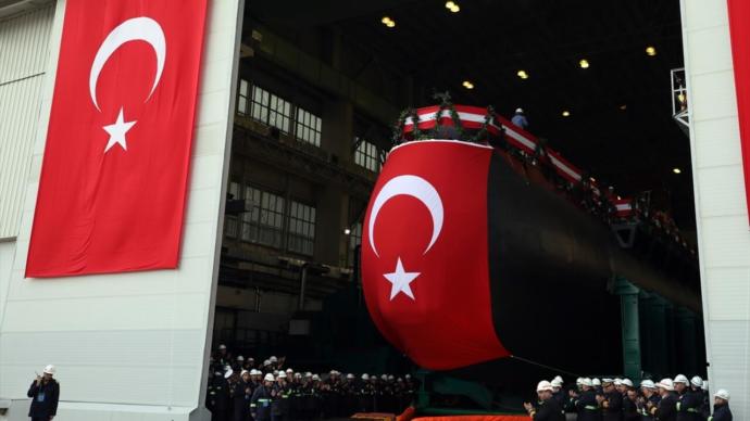 TCG PİRİREİS DENİZE İNDİRİLME TÖRENİ.