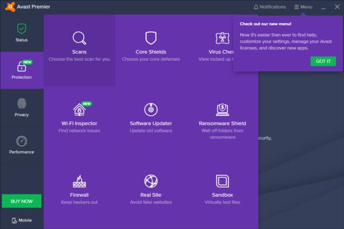 Avast popüler bir Antivirüs uygulamasıdır.