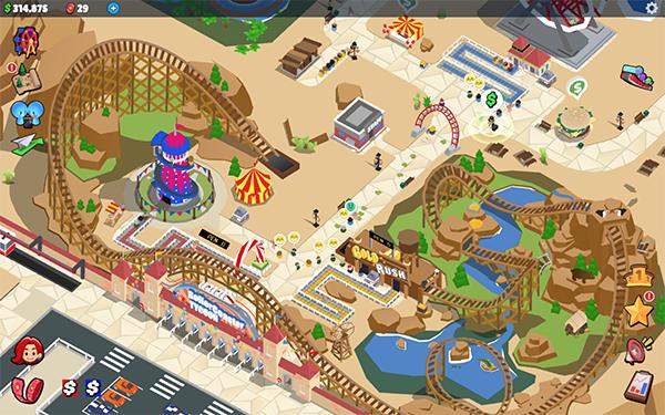 Facebookta Lunapark Keyfi: RollerCoaster Tycoon Idle