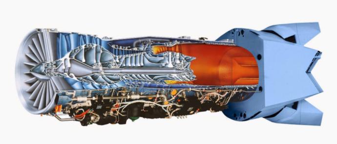 F119-PW-100 Turbofan Engine.