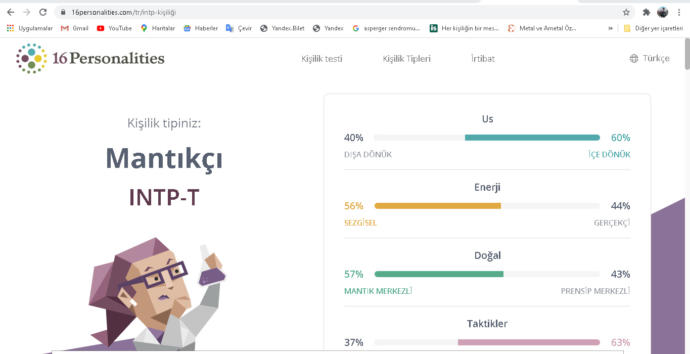 Kişilik Tiplerine Göre İnsan Özellikleri!