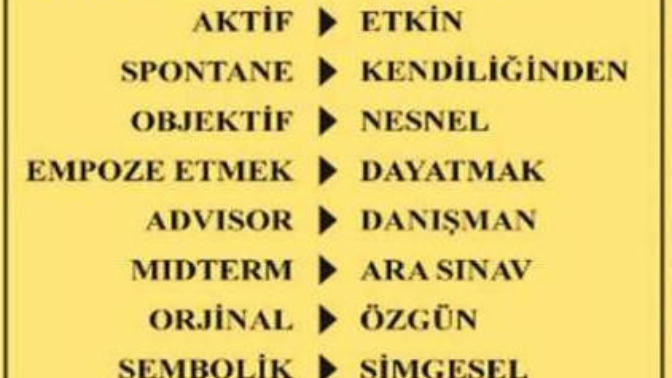 Türkçe Yazım Hataları Bölüm-1
