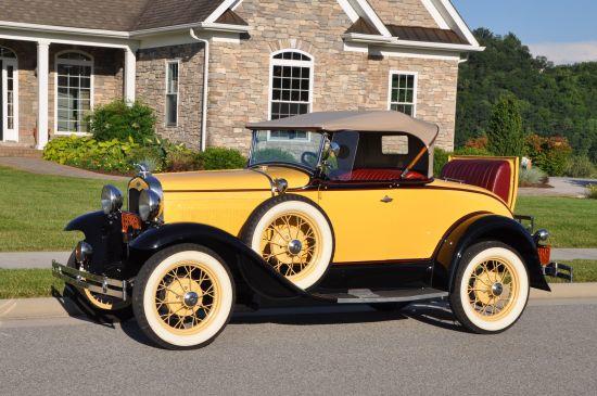 Ford A soft top Coupe