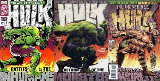 Jim Sterankonun orijinal Hulk kapağı, yıllar boyunca çizgi roman kapaklarını etkilemeye devam etti.
