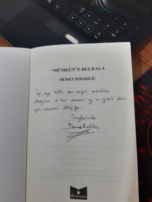 Demet Kolkılıç İmzalı, Mümküne Beş Kala Kitabı İle Buluşma Hikayem